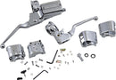 Handlebar Control Kit Without Switches Chrome For Harley Davidson FLH 1984