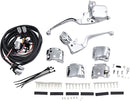 Handlebar Control Kit With Mechanical Clutch Chrome For Harley Davidson FLHR 1340 1996-1998