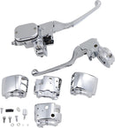 Handlebar Control Kit With Mechanical Clutch Chrome For Harley Davidson FLHR 1450 1999