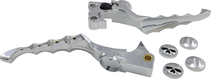 Zombie Levers Chrome For Harley Davidson XL 1200 C 2004-2013