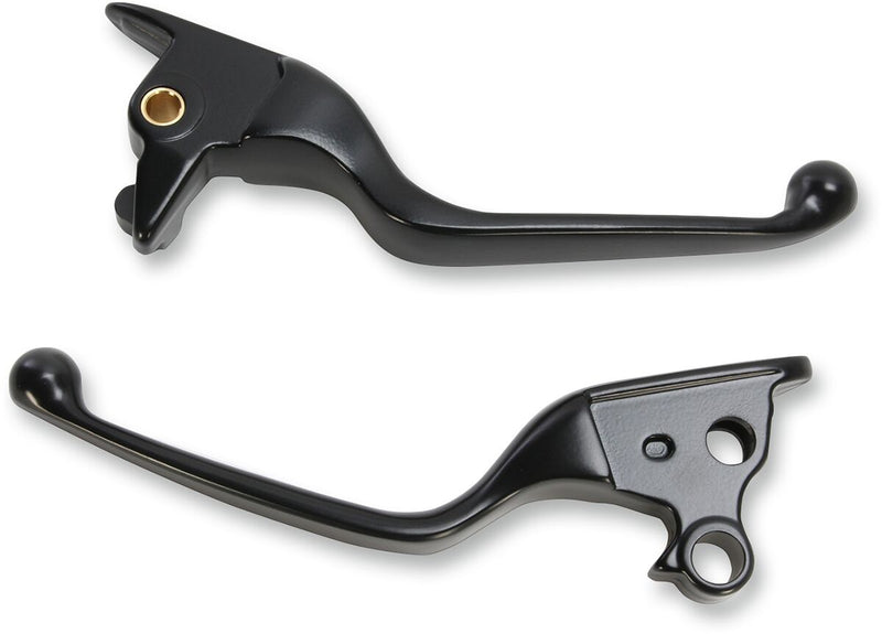 Wide Blade Lever Set Matt Black For Harley Davidson FLS 1690 2015-2016