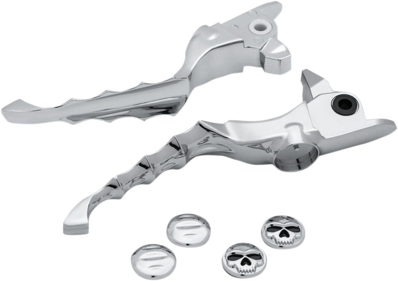 Zombie Levers Chrome For Harley Davidson FLHR 1750 2017-2019