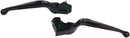 Slotted Wide Blade Lever Set Matt Black For Harley Davidson FLHTCUTG 1690 2014-2016