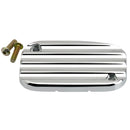 Hydraulic Clutch MC Cover Finned Chrome