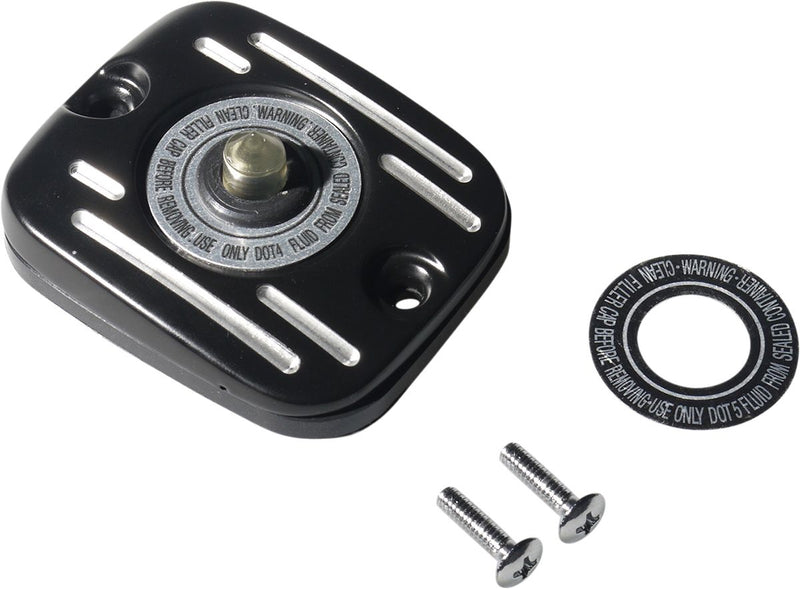 Front Brake Master Cylinder Cover Black For Harley Davidson FLD 1690 2012-2013