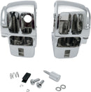 Switch Housing Kit With Radio Chrome For Harley Davidson FLHR 1340 1996-1998
