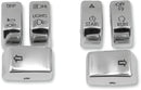 Switch Cap Kit Chrome For Harley Davidson FLS 1690 2012-2013