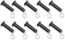 Pivot Pin / Clip Kit Black For Harley Davidson FLHR 1584 2008