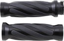 Twisted Grips Flat Black For Harley Davidson FLD 1690 2012-2013