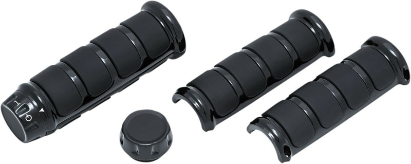 Three-Piece ISO Grips Black