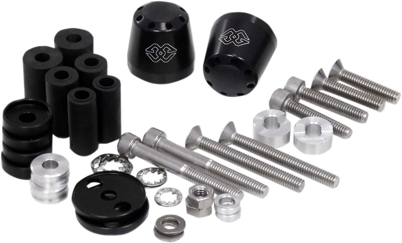 Cone Bar End Weights Black