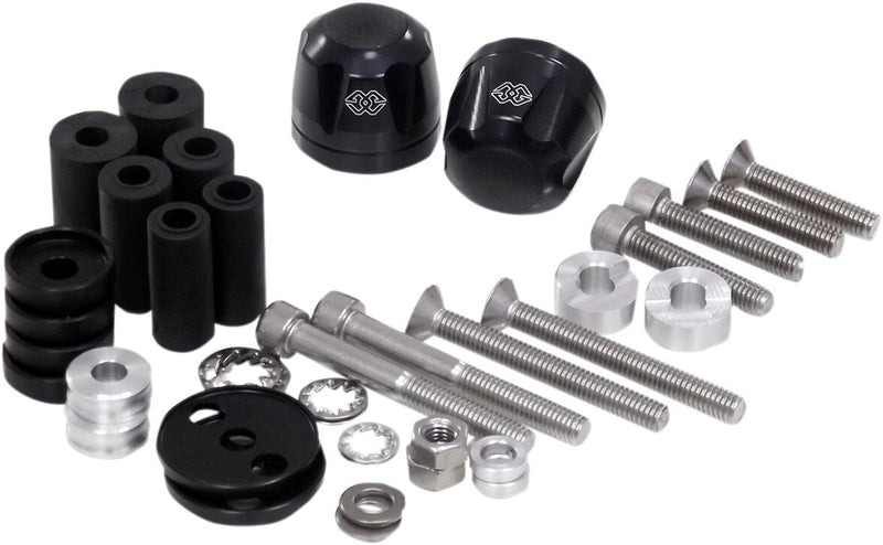 IP Bar End Weights Black