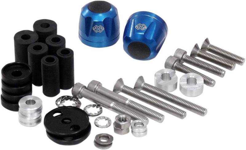 IP Bar End Weights Blue