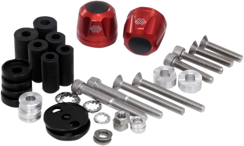 IP Bar End Weights Red