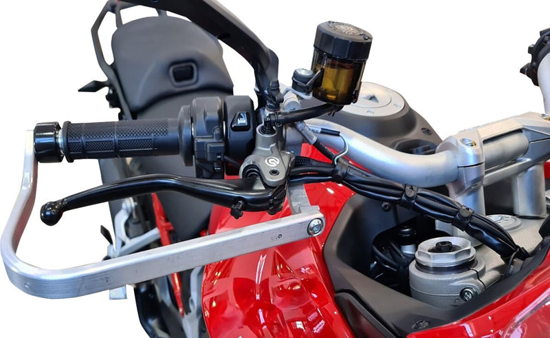 Two Point Mount Hardware Kit Silver For Ducati Multistrada V4 1200 ABS 2021-2023