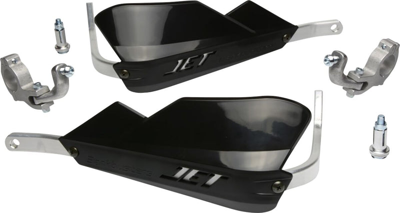 JET Hand Guards For Tapered Handlebar Black