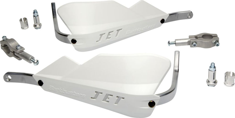 JET Hand Guards For Straight Handlebar White