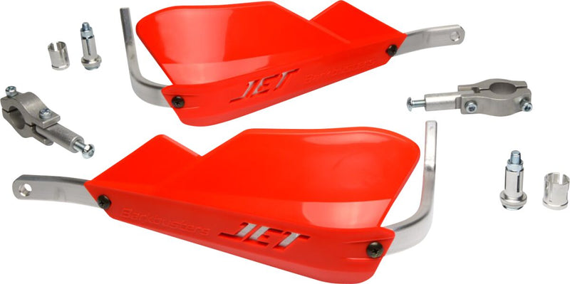 JET Hand Guards For Straight Handlebar Red