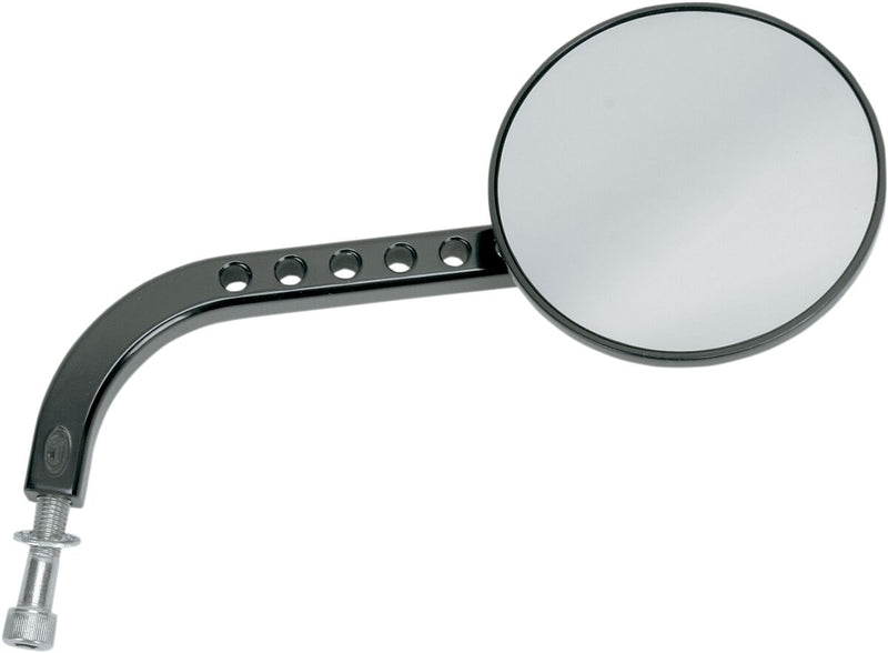 Viewtech-7 Standard Round Right Mirror Black - 3-1/4 Inch