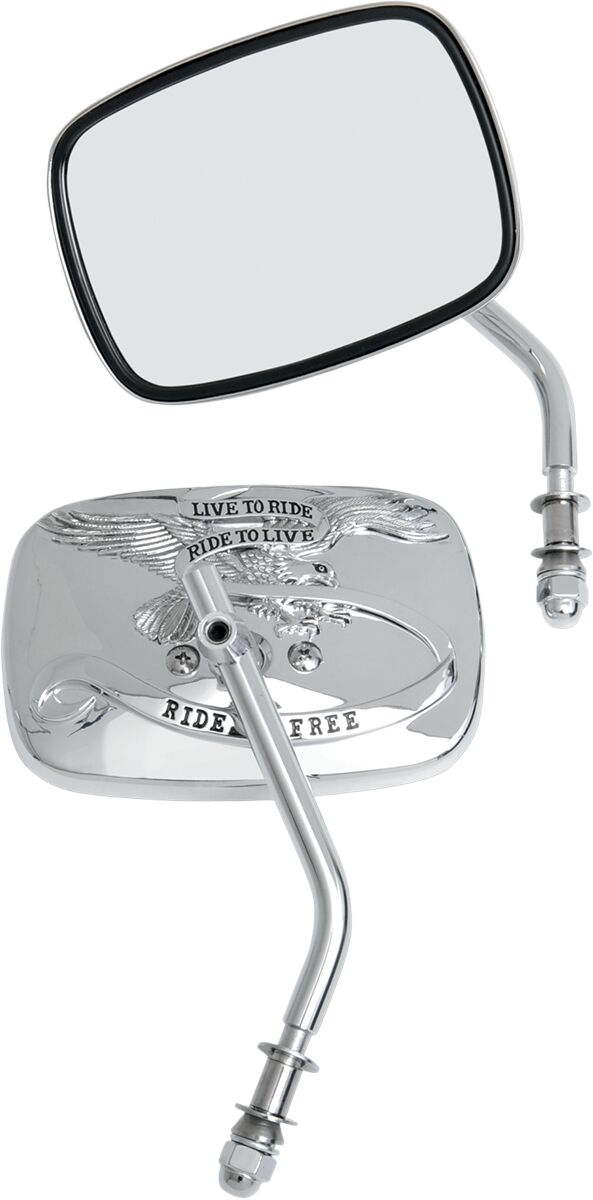 Live To Ride Custom Mirrors Chrome