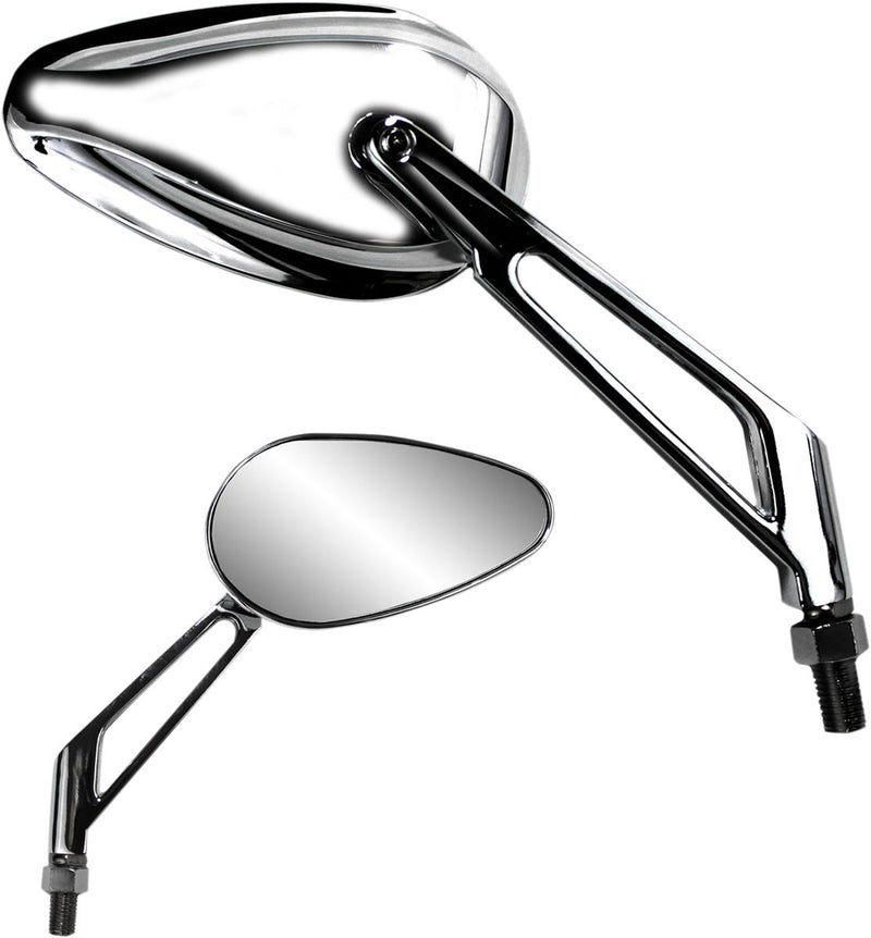 X-Treme Mini Teardrop Side View Mirror Chrome