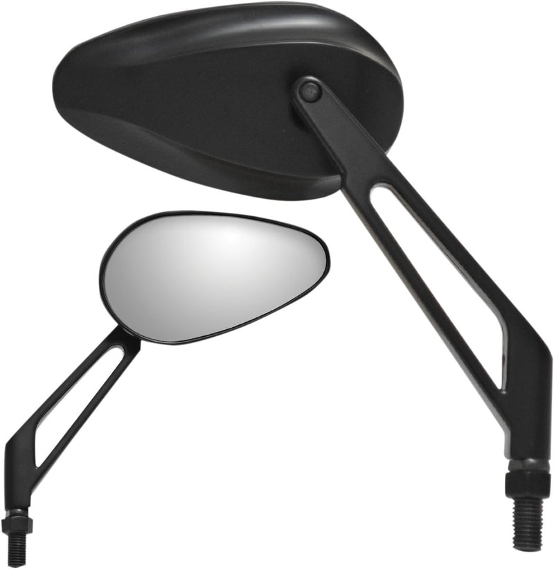 X-Treme Mini Teardrop Side View Mirror Black