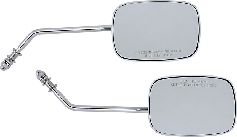 OEM-Style Rectangular Mirrors Chrome - Long