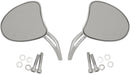 Touring Mirror With Slotted Short Stem Chrome