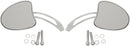 Touring Mirror With Slotted Long Stem Chrome