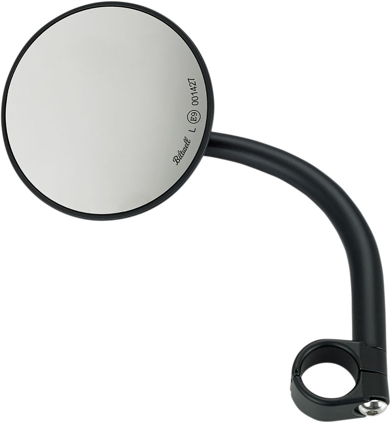 Mirror Long Round With Mount 1 Black