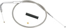 Stainless Braided Throttle Cable Unfinished - 26.5 Inch