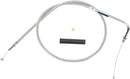 Stainless Braided Throttle Cable Unfinished - 35 Inch For Harley Davidson FLHR 1340 1994-1995