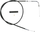 Black Vinyl Throttle Cable Black - 46 Inch For Harley Davidson FLHR 1340 1994-1995