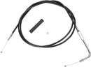 Black Vinyl Throttle Cable Black - 24.5 Inch For Harley Davidson FLD 1690 2012-2013