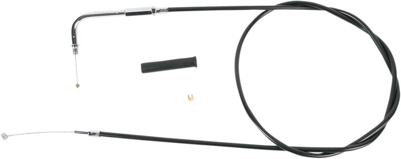 Black Vinyl Throttle Cable Black - 50 Inch For Harley Davidson FLD 1690 2012-2013