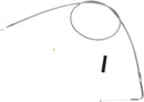 Stainless Braided Throttle Cable Unfinished - 52 Inch For Harley Davidson FLD 1690 2012-2013