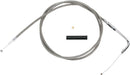 Stainless Braided Throttle Cable Unfinished - 58 Inch