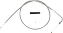 Stainless Braided Throttle Cable Unfinished - 36 Inch For Harley Davidson FLH 1340 1981-1983