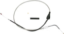 Stainless Braided Idle Cruise Cable Unfinished - 38 Inch For Harley Davidson FLHT 1450 2004-2005