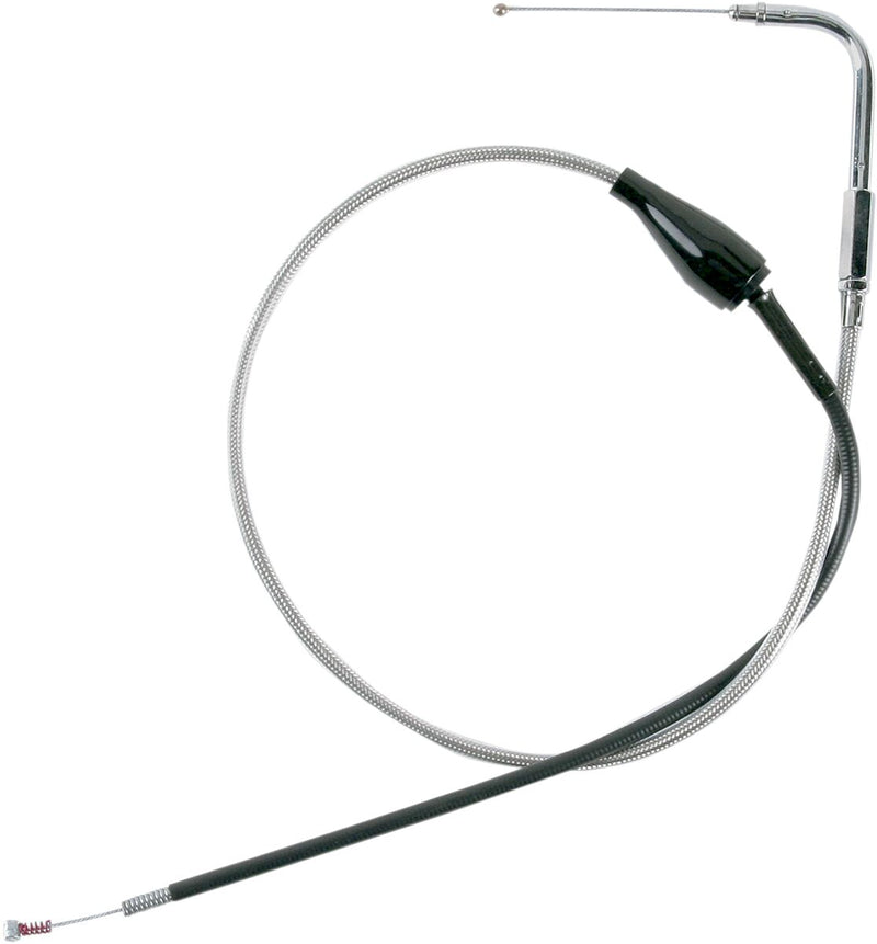 Stainless Braided Idle Cruise Cable Unfinished - 39 Inch