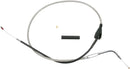 Stainless Braided Idle Cruise Cable Unfinished - 41.5 Inch For Harley Davidson FLHRS 1450 2004-2006