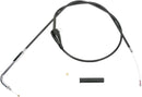 Black Vinyl Throttle / Idle Cable Black - 56 Inch For Harley Davidson FLHR 1450 2002-2003