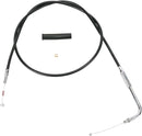 Black Vinyl Throttle / Idle Cable Black - 48 Inch For Harley Davidson FLHT 1450 2002-2003
