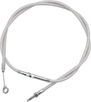 Armor Coat Braided Stainless Steel Clutch Cable For Harley Davidson FLHR 1340 1994-1998