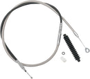 High-Efficiency Braided Stainless Steel Clutch Cable Chrome - 76 11/16 Inch