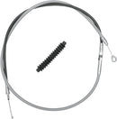 High-Efficiency Braided Stainless Steel Clutch Cable Chrome For Harley Davidson FLTRX 1584 ABS 2010-2011