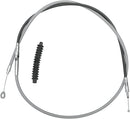 High-Efficiency Braided Stainless Steel Clutch Cable Chrome For Harley Davidson FLHR 1584 2008