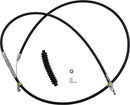 High-Efficiency Black Vinyl Clutch Cable Black - 74 Inch