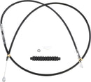 High-Efficiency Black Vinyl Clutch Cable Black - 76 Inch