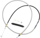High-Efficiency Braided Stainless Steel Clutch Cable Chrome - 78 Inch